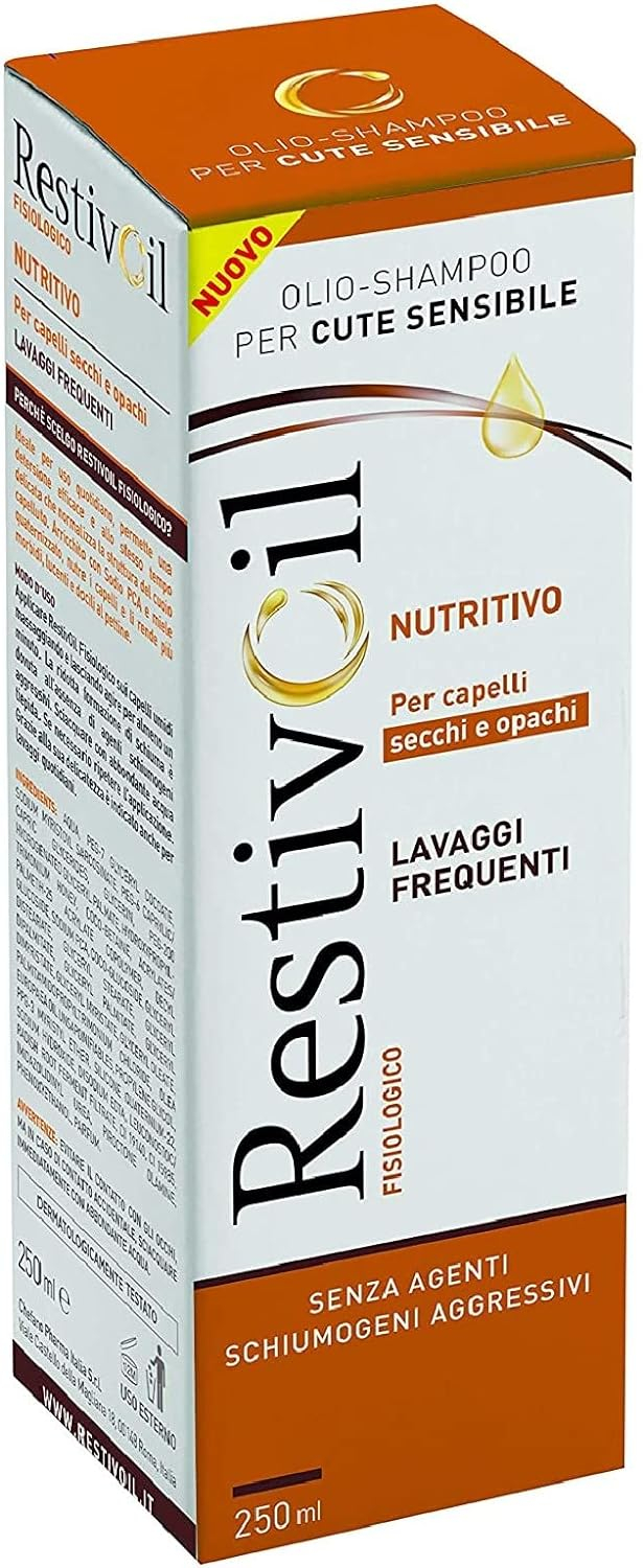 Restivoil Fisiologico Nutritivo Olio Shampoo Capelli Secchi e Opachi 250 ml