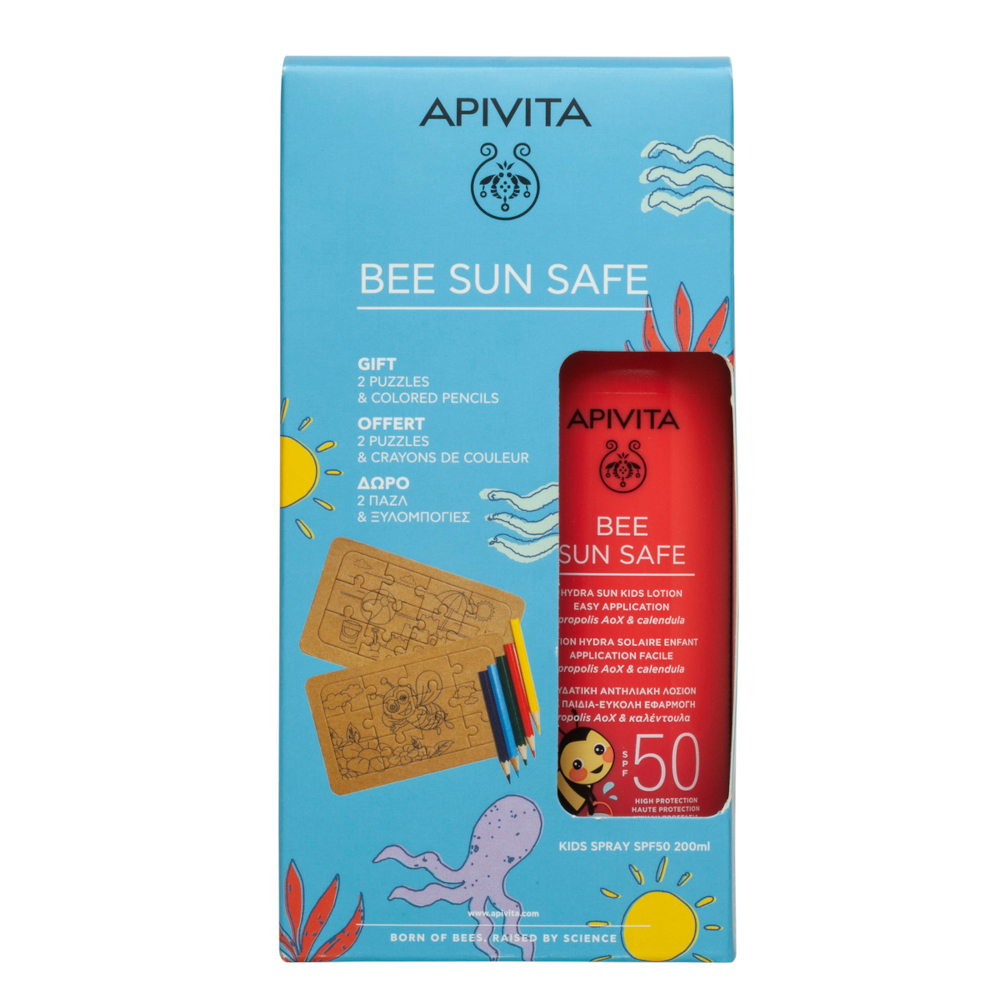 APIVITA - Cofanetto Bee Sun Safe Spray Bambini SPF50