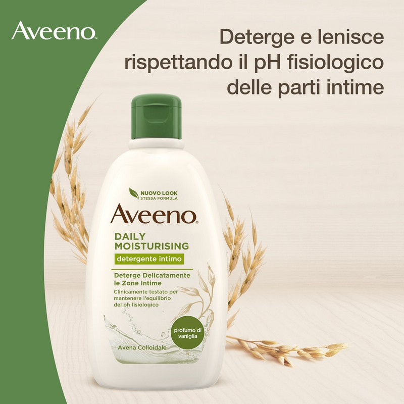 Aveeno Detergente Intimo Idratante Daily Moisturising con Avena Colloidale Extra Delicato 300 ml