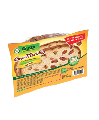 Giusto Senza Glutine Gran Morbido Pane Con Noci Pecan 140 g