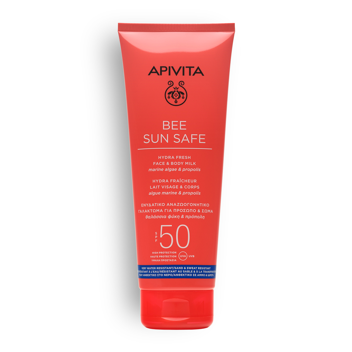 Apivita Bee Sun Safe - Latte Solare Hydra Fresh SPF50 Viso E Corpo Idratante 200 ml