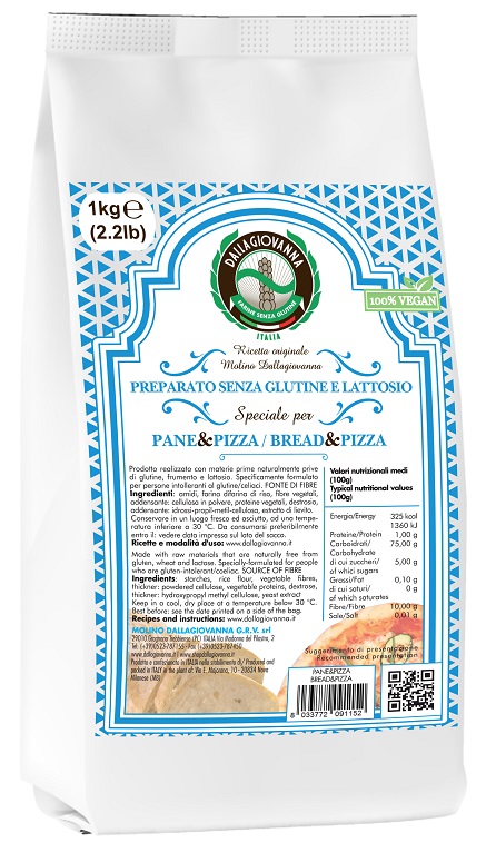 SPECIALE PANE/PIZZA S/LATTOSIO