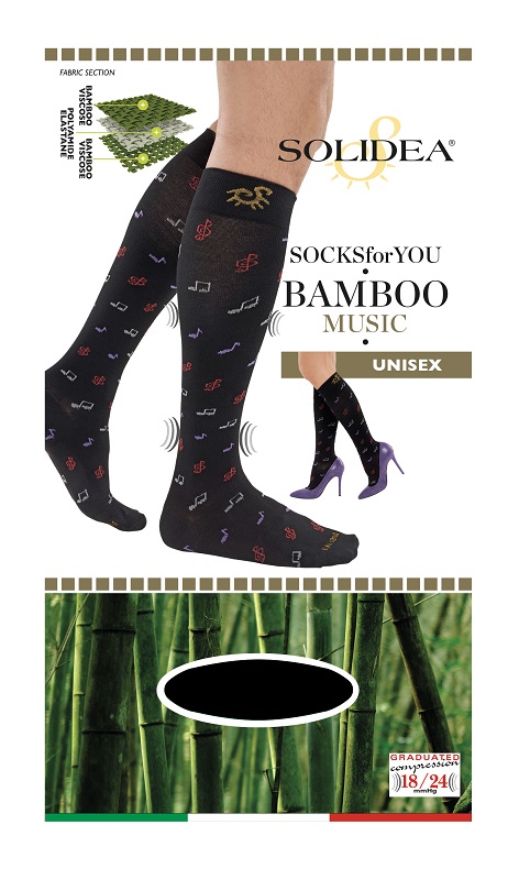 SOCKS FY Bamboo Music Nero4-XL