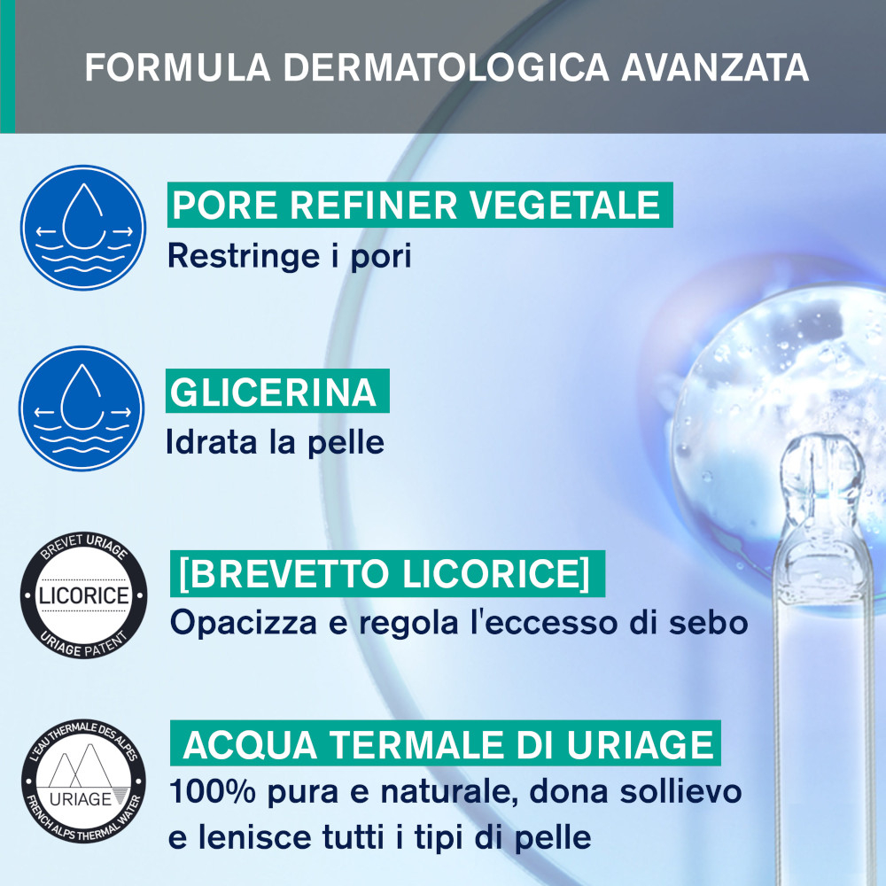 Uriage Hyséac Mat Trattamento Opacizzante Viso 40 ml