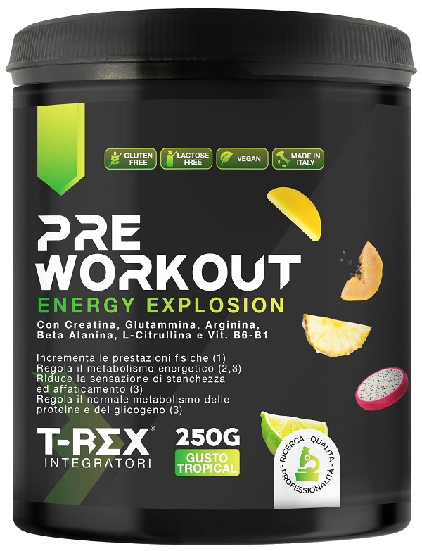 T-REX PRE WORKOUT TROPICAL250G