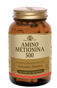 Solgar Amino Metionina 500 Integratore Aminoacidi 30 Capsule