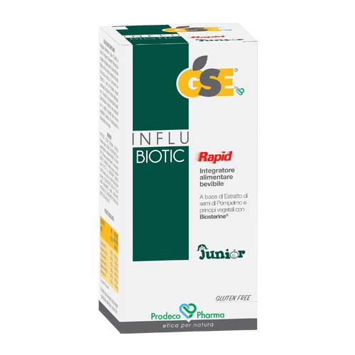 GSE Influbiotic Junior Rapid Integratore Alimentare Equilibrio Microbico Dell?Organismo 250ml