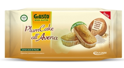 Giusto Plumcake All'Avena Merendine Senza Glutine 180 g