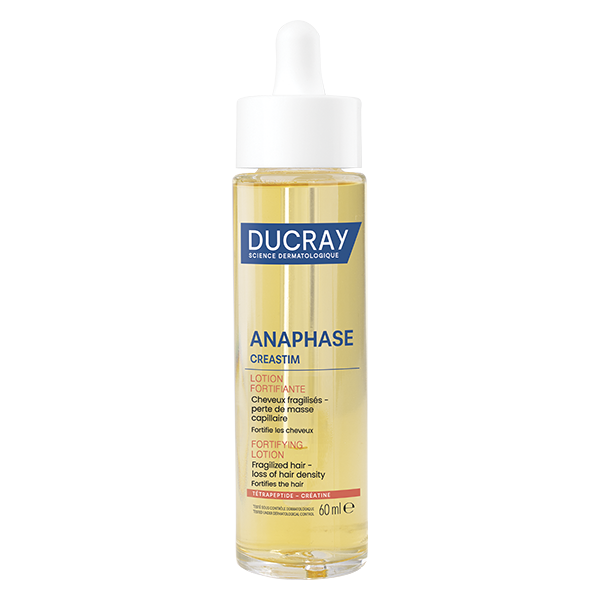 Ducray Creastim Anaphase Lozione Trattante Contro la Caduta dei Capelli, anti-caduta occasionale, con creatina, 60 ml