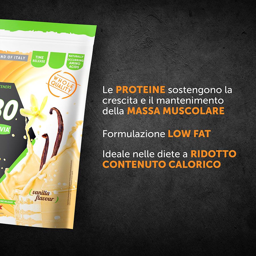 Named Sport Creamy Protein 80 Gusto Vanilla Delice - Proteine Concentrate Del Siero Del Latte 500 g