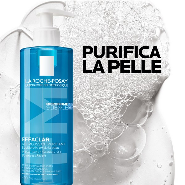 La Roche Posay Effaclar Gel MOUSSE Purificante Pelle Grassa e Sensibile 400 ml