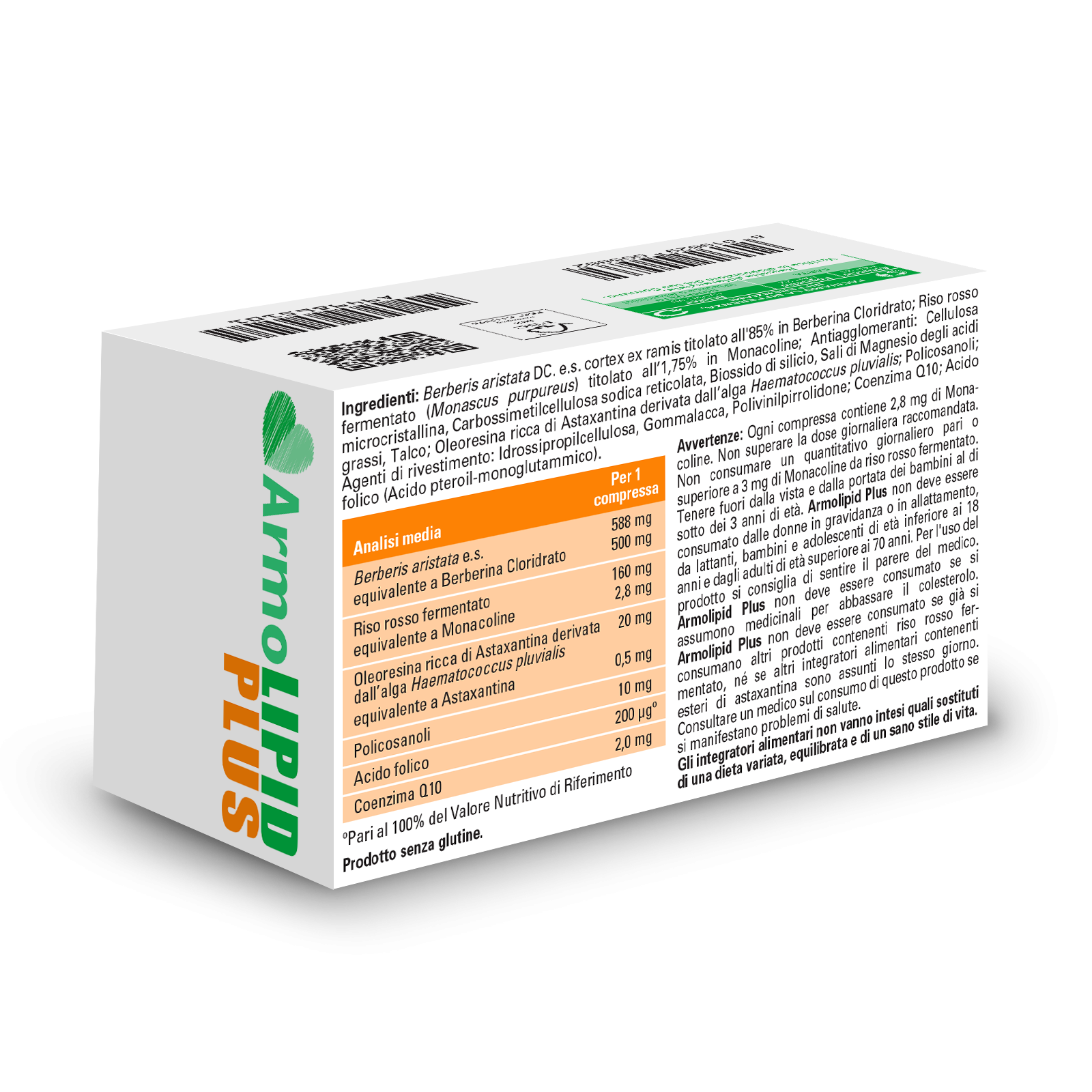 Armolipid Plus 70 Compresse - Integratore Per Il Colesterolo - Nuovo Formato