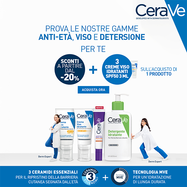 Promo Cerave Antiage Viso e Detersione