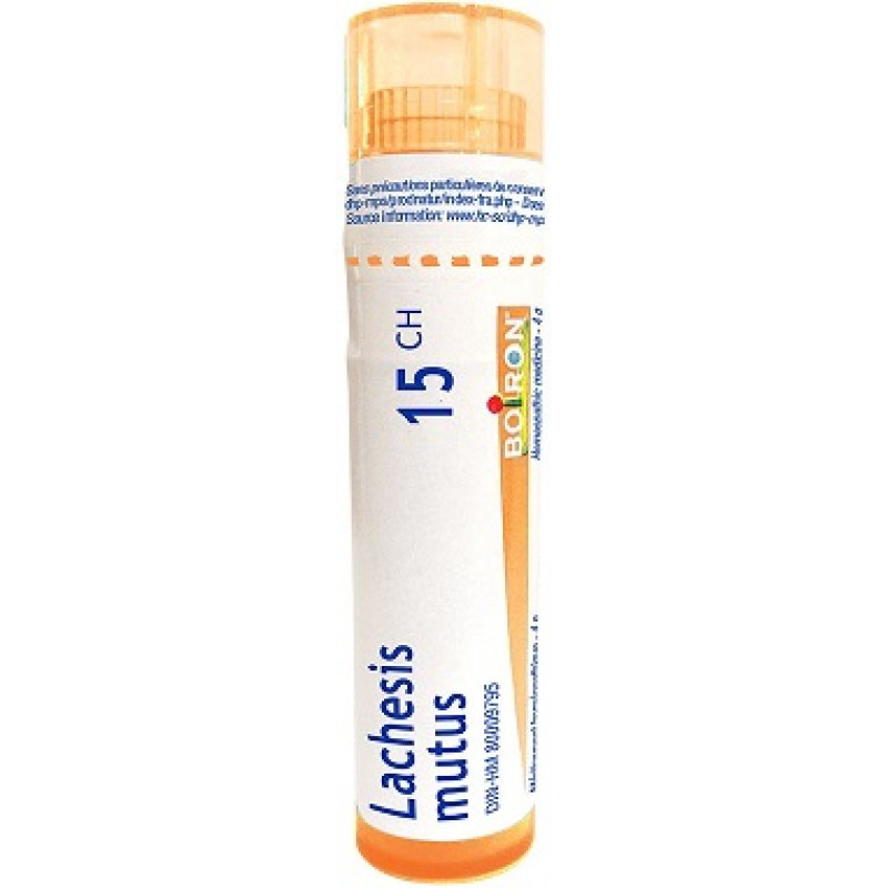 Boiron Lachesis Mutus 15CH Globuli Tubo