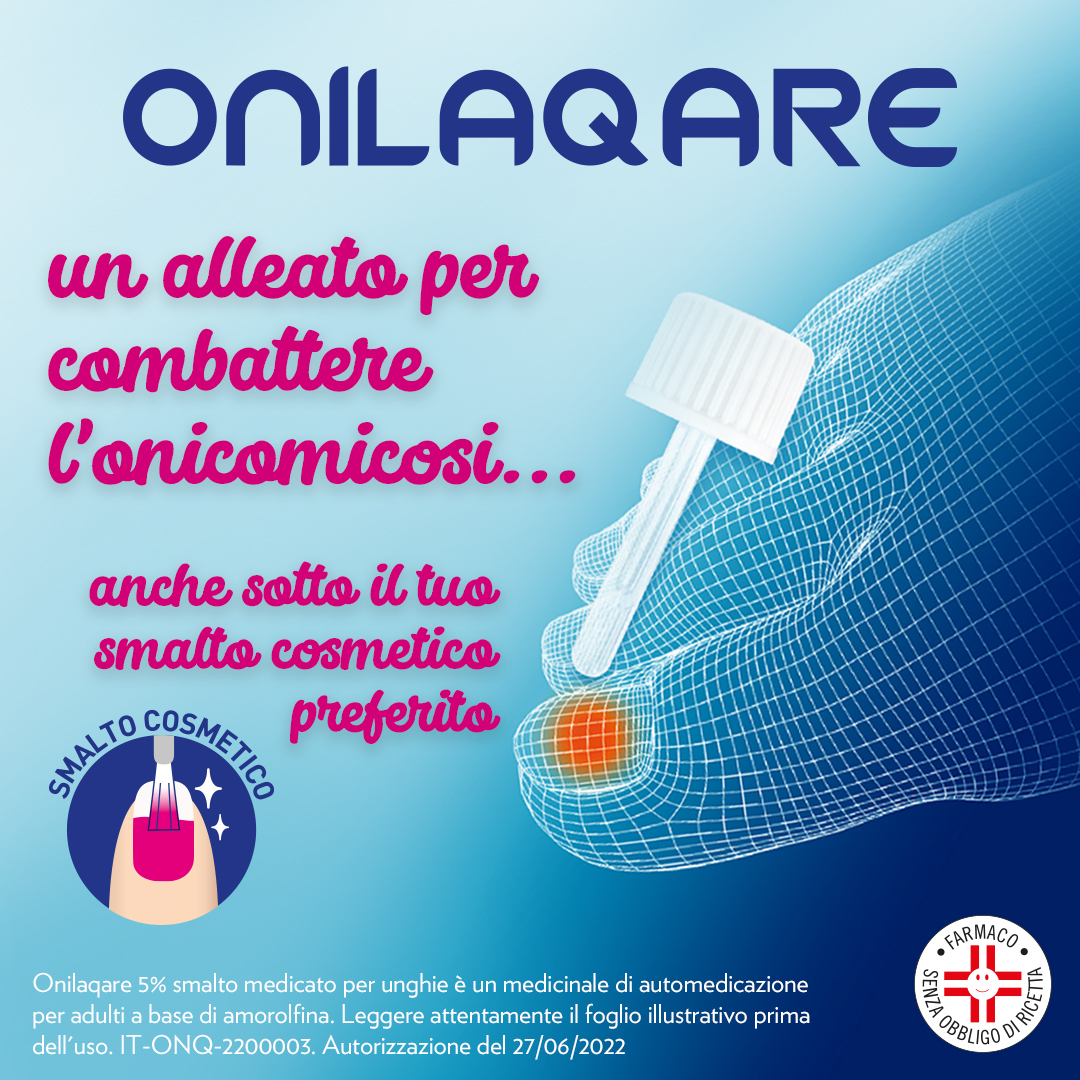 Onilaqare 5% smalto contro la micosi con applicatore 2,5 mL