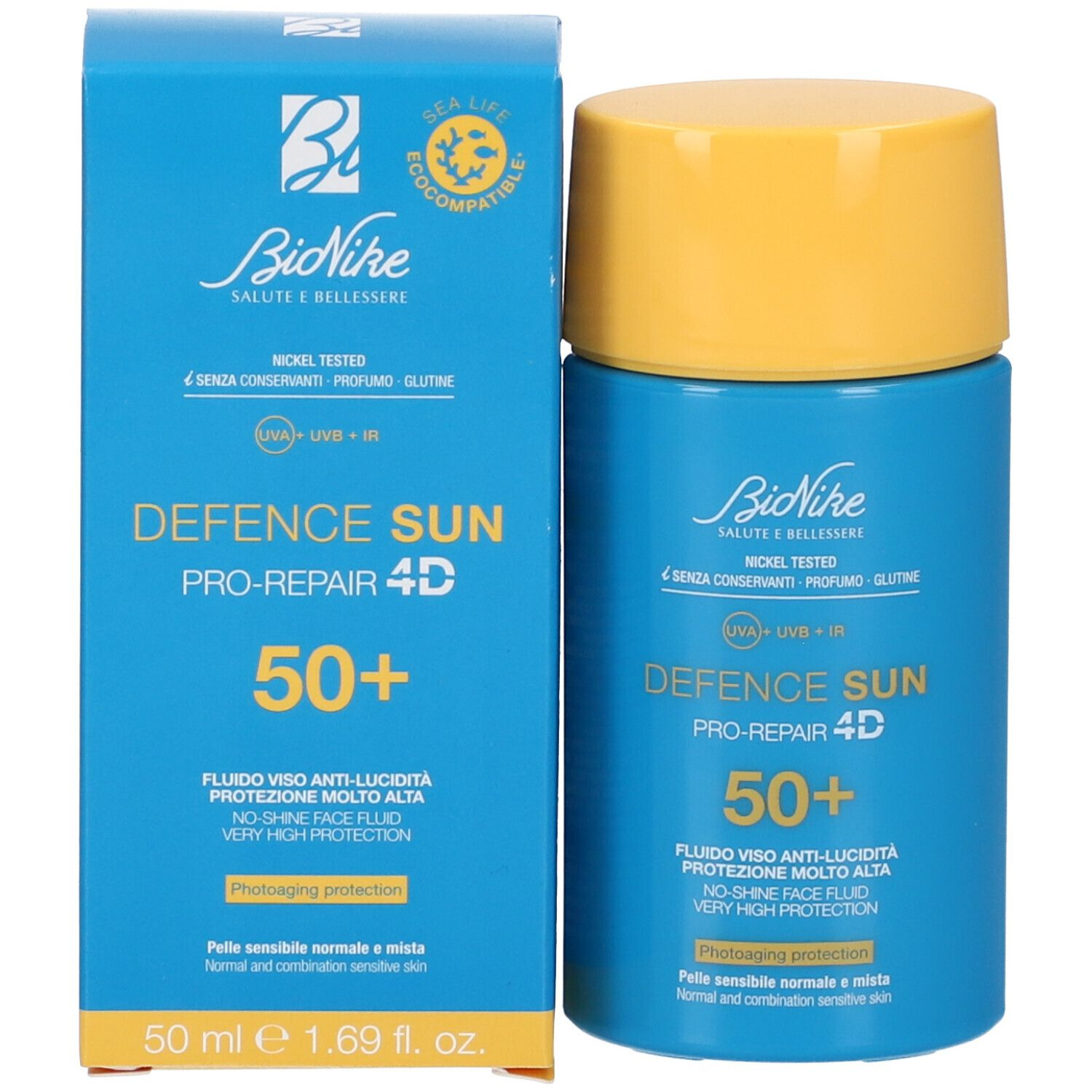 DEFENCE SUN 50+ FLUIDO A/LUCID