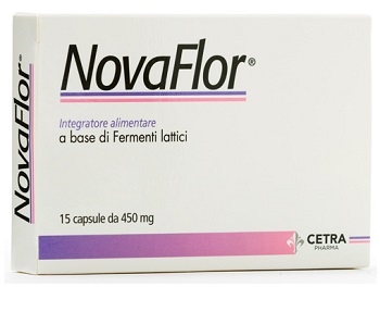 NovaFlor Integratore Fermenti Lattici 15 Capsule