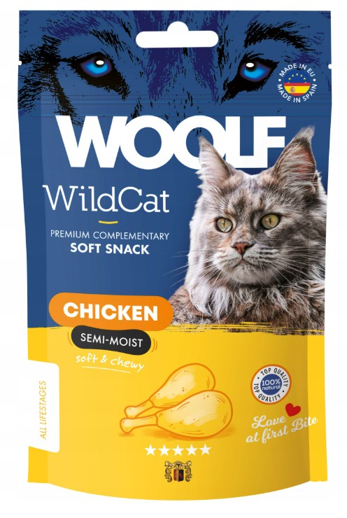 MAST WOOLF WILD GATTO SOFT SNACK POLLO 50GR