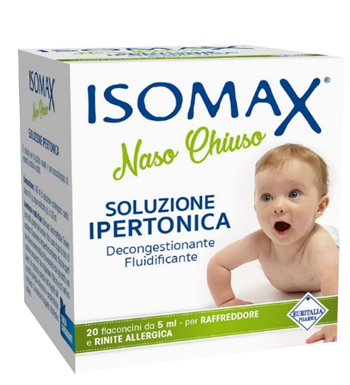ISOMAX NASO CHIUSO SOLUZIONE IPERTONICA 20 flaconcini monouso da 5 ml