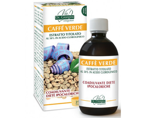 Dr. Giorgini Caffè Verde Estratto Titolato Analcoolico Integratore Bruciagrassi 500 ml