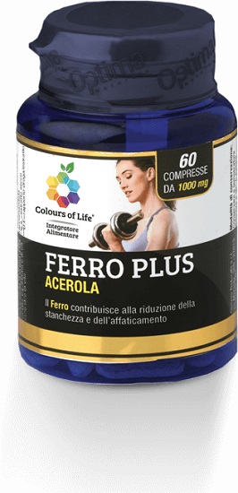 COLOURS OF LIFE FERRO PLUS 60 COMPRESSE 1000 MG