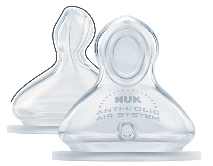 NUK FC PLUS TETT SIL 2 FO M 2P