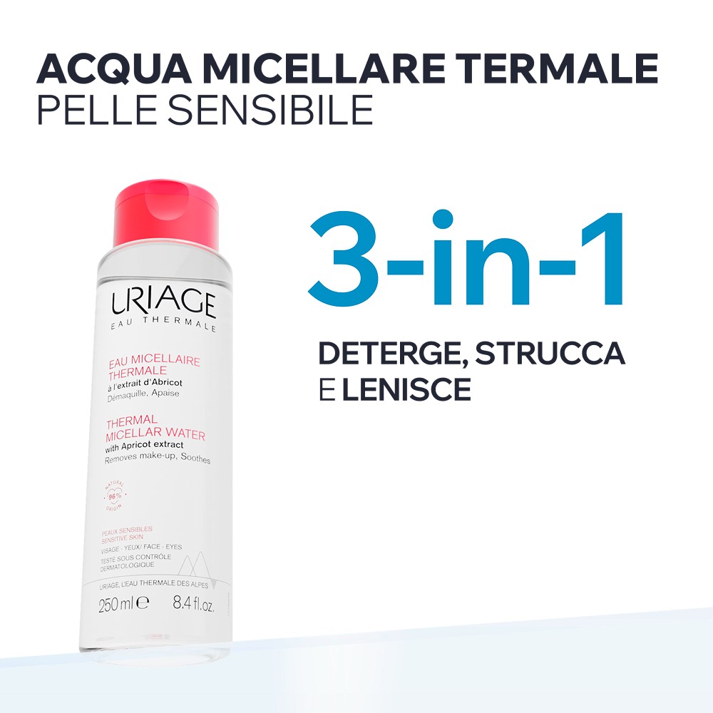Uriage Eau Thermale - Acqua Micellare Termale Per Pelli Sensibile 250 ml