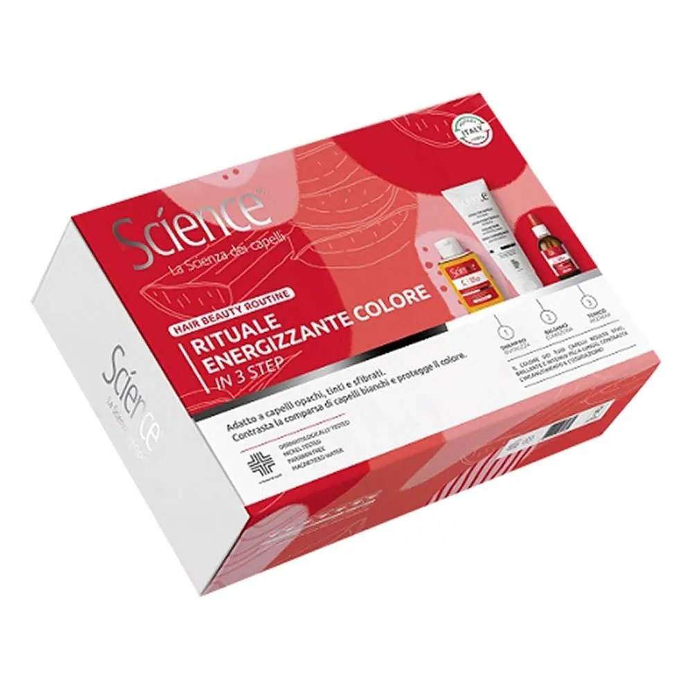 Cofanetto Science RITUALE ENERGIZZANTE COLORE IN 3 STEP