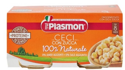 PLASMON OMOG CECI/ZUCCA 2X80G