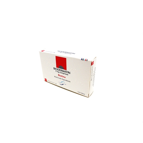 Biodermatin 5 Mg Biotina 30 Compresse