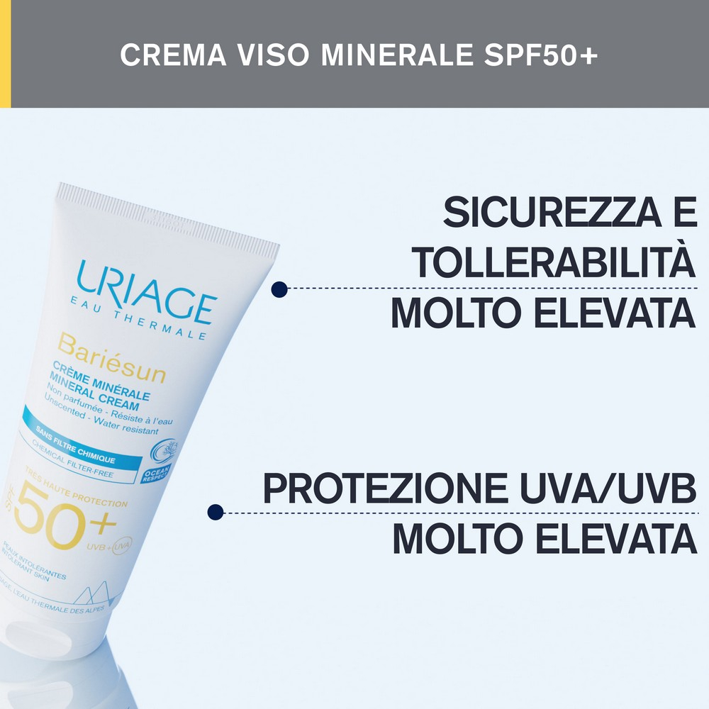 Uriage Bariesun Crema minerale SPF50+ 100mL