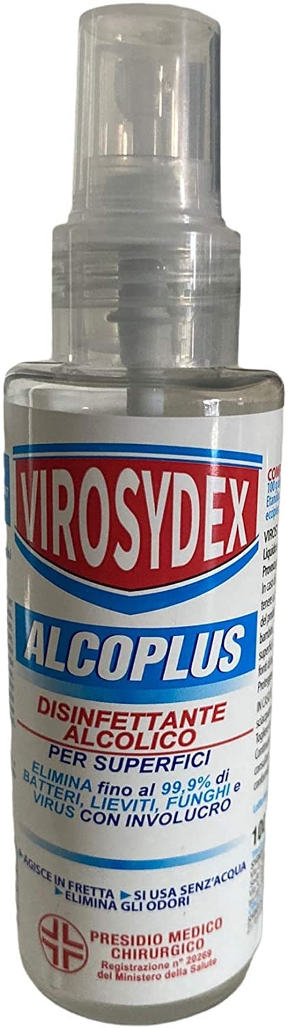VIROSYDEX ALCOPLUS DISINFETTANTE ALCOLICO 100ML