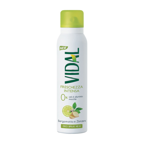 VIDAL DEO BERGAMOTTO E ZENZERO 150