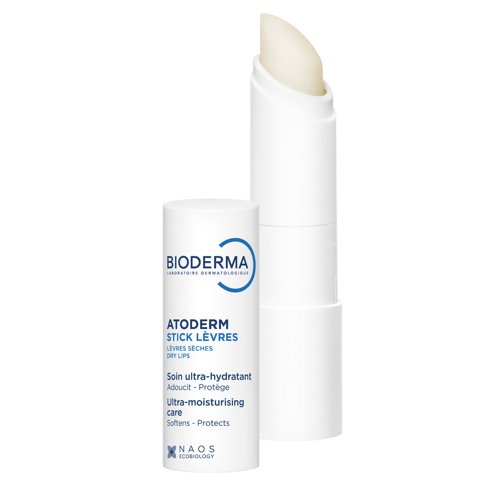 Bioderma Atoderm Stick Lèvres - Stick Labbra Ultra-Idratante Per Pelle Secca 4 g