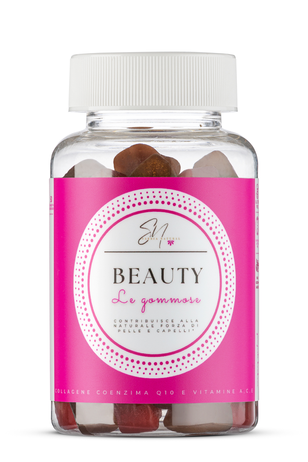 Sabbia Natural BEAUTY per il benessere di pelle, capelli e unghie - 60 GOMMOSE gusto FRUTTI DI BOSCO