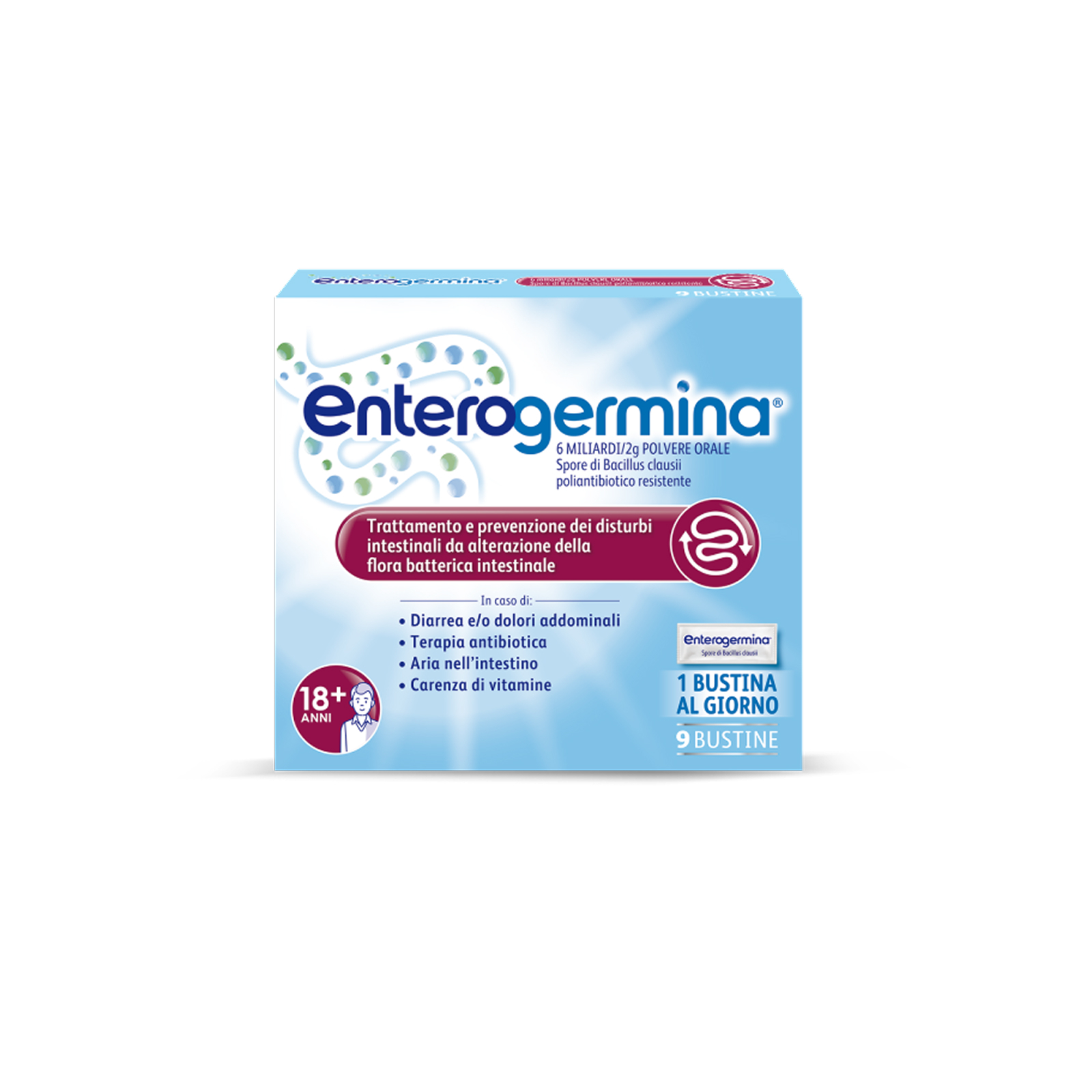 Enterogermina - 9 bustine 6mld-2g