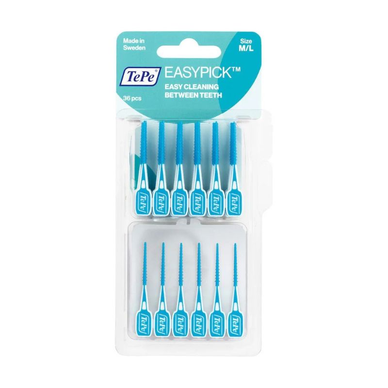 TePe EasyPick - 36 Scovolini Per Spazi Interdentali Medi O Larghi Misura M-L