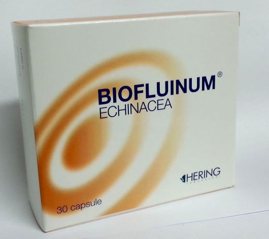 Biofluinum Echinacea Hering - Medicinale omeopatico per gli stati influenzali - 30 capsule