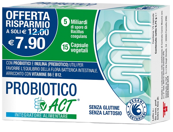PROBIOTICO ACT 15CPS