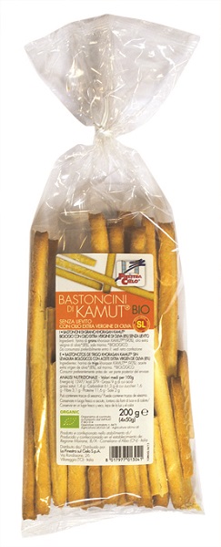 FSC BASTONCINI DI KAMUT SENZA LIEVITO BIO CON OLIO EXTRAVERGINE DI OLIVA 200 G