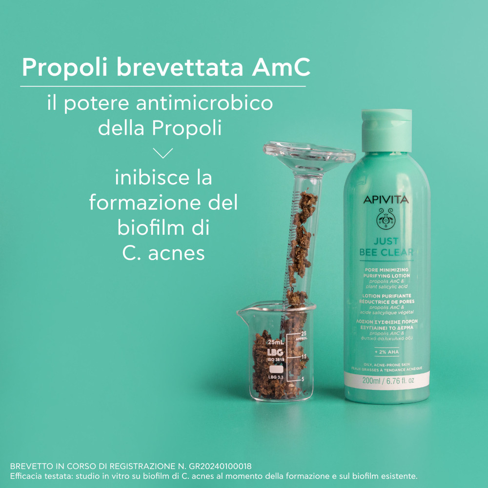 Apivita Just Bee Clear Lozione Purificante Minimizza i Pori