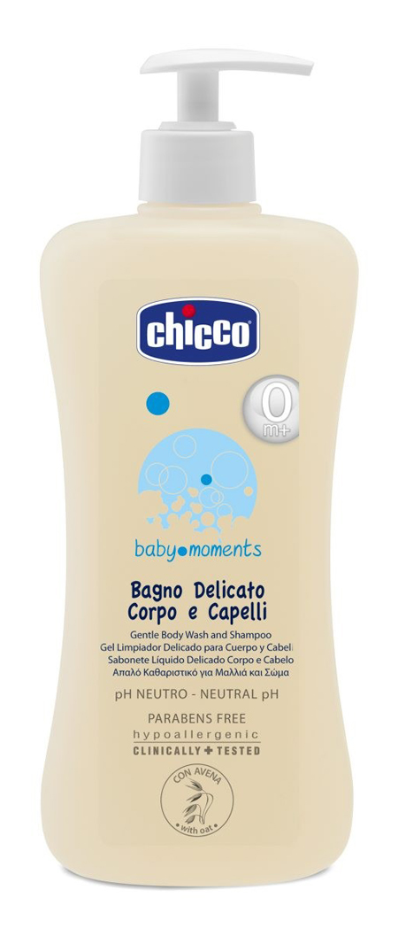 Chicco Baby Moments Bagno Delicato Corpo e Capelli 500 ml