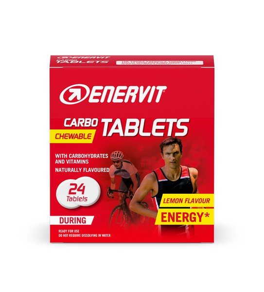 Enervit GT Sport Integratore Energetico Limone 24 Tavolette Masticabili