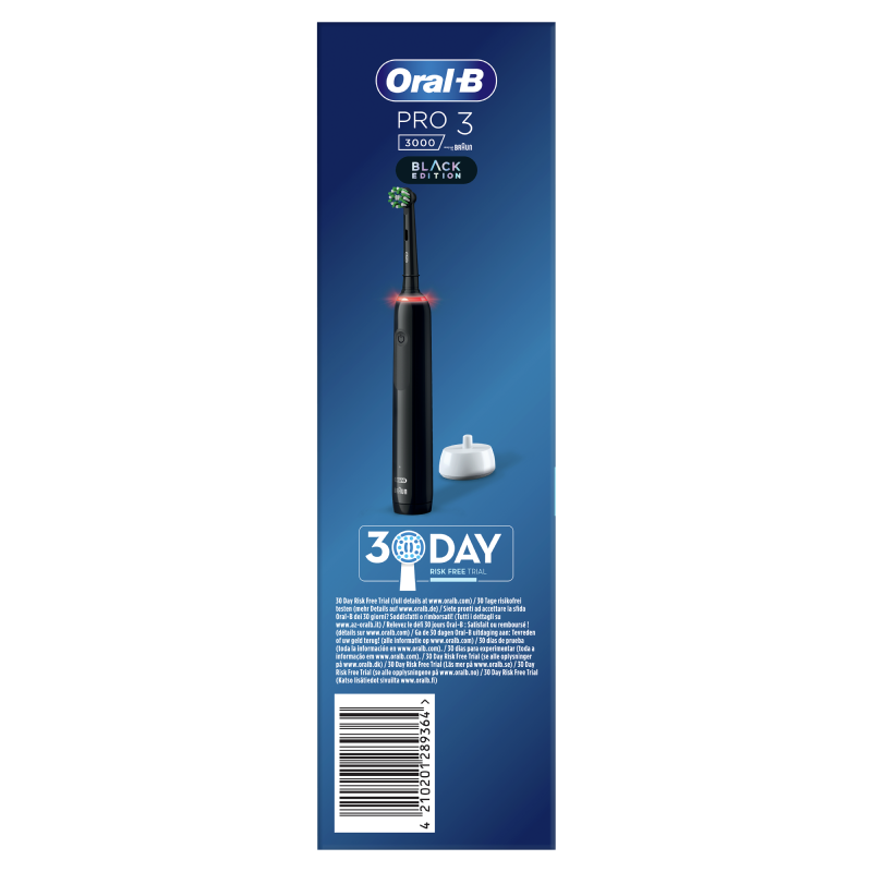Oral-B Spazzolino Elettrico Ricaricabile Pro 3 3000 Nero