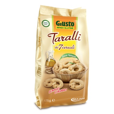 Giusto Taralli ai 7 Cereali Senza Glutine 175 g