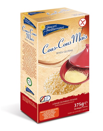 Piaceri Mediterranei Pasta di Mais Cous Cous Senza Glutine 375 g
