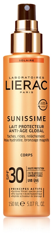 Lierac Sunissime Latte Corpo Solare protettivo SPF 30 150mL