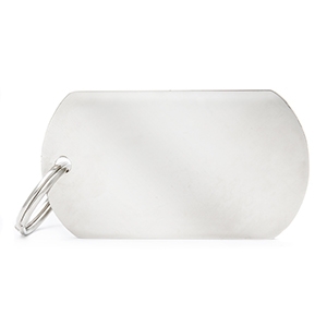 MY FAMILY MEDAGLIETTA MILITARE (S) OTTONE CROMATO (REF. MFB44)