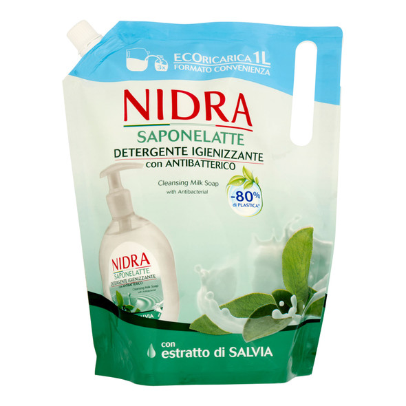 NIDRA SAPONELATTE BUSTA A/BATT 1LT