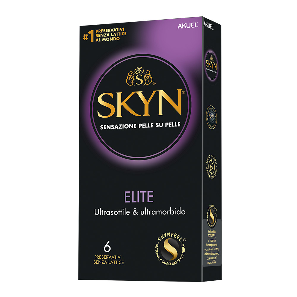 Akuel Skin Elite Profilattici Super Sottili E Super Morbidi 5+1 Pezzi